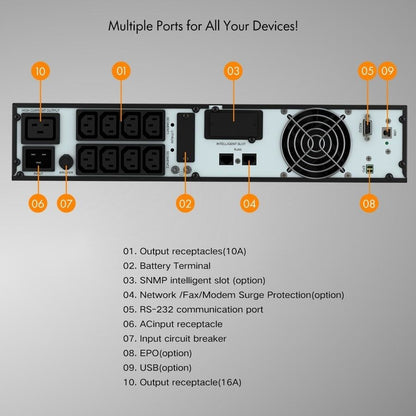 VoltX UPS 1000VA 1000W LiFePO4 Battery Charger
