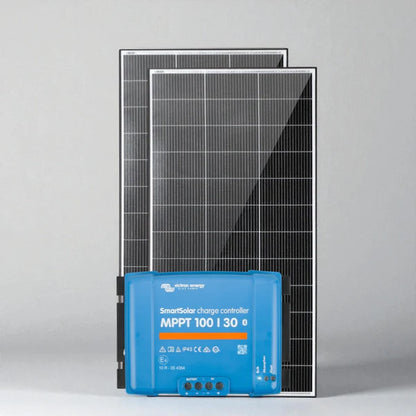 Exotronic 3×250W Solar Panels & Victron SmartSolar MPPT 100/50 Bundle