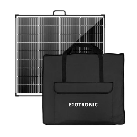 Exotronic 200W Portable Folding Solar Panel - No Controller