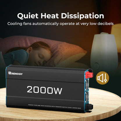 Renogy CORE 12V 2000W Pure Sine Wave Inverter