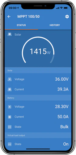 Victron 12/24/48V 45A SmartSolar MPPT 150/45 Bluetooth Solar Controller