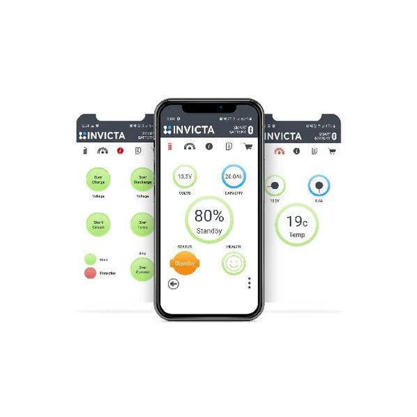 Invicta SuperSlim Lithium 200AH Bluetooth