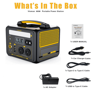VTOMAN Jump 600X Portable Power Station